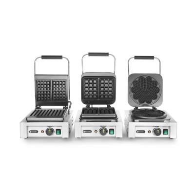 Vaflovač 'Liège', HENDI, 230V/1500W, 330x437x(H)251mm | 212103